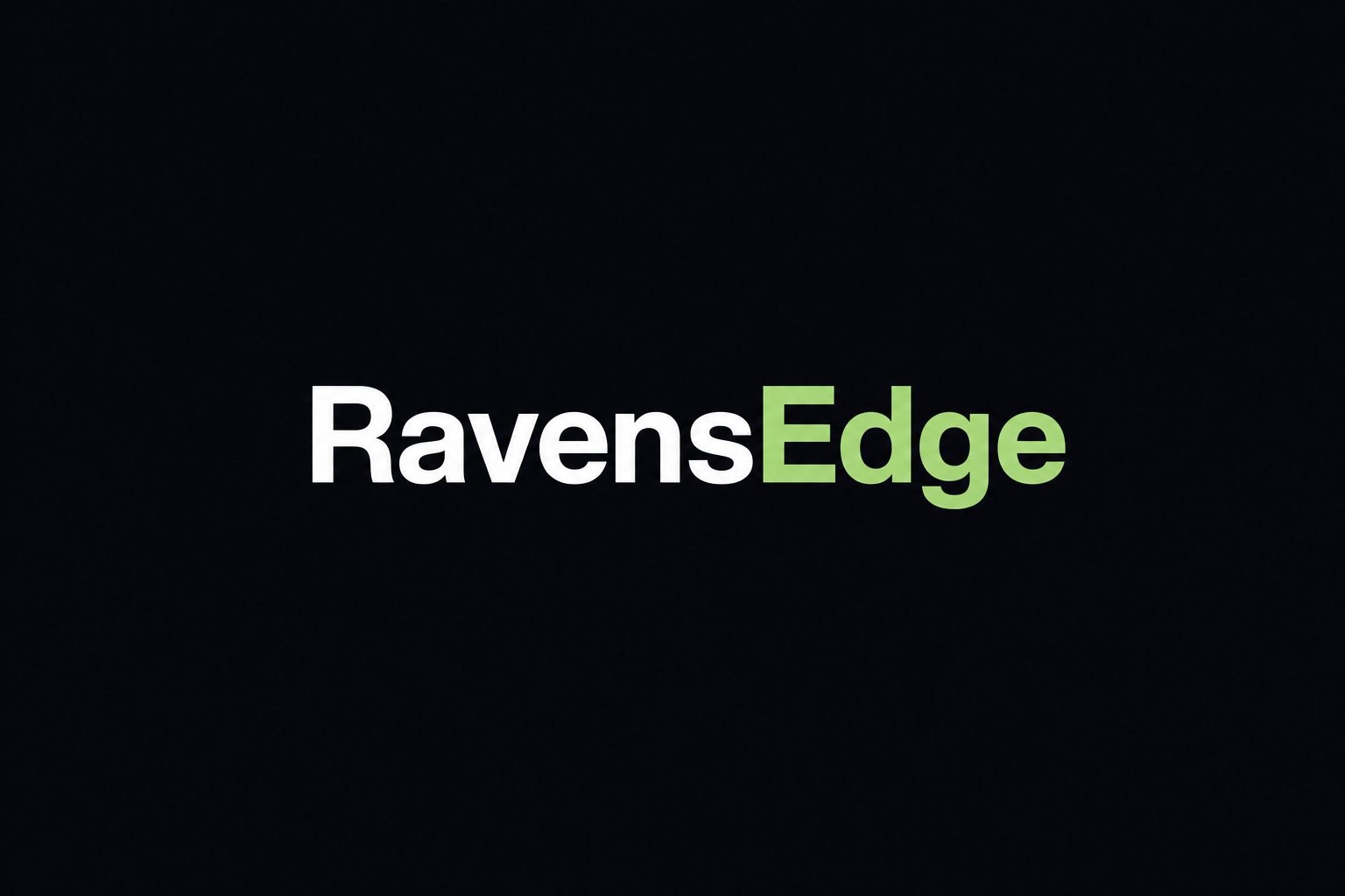 RavensEdge logo — dark version